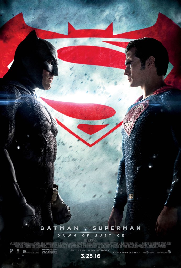Batman V Superman: Dawn of Justice official poster.