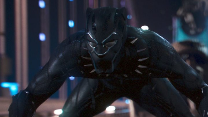 Black Panther 2018 movie scene.